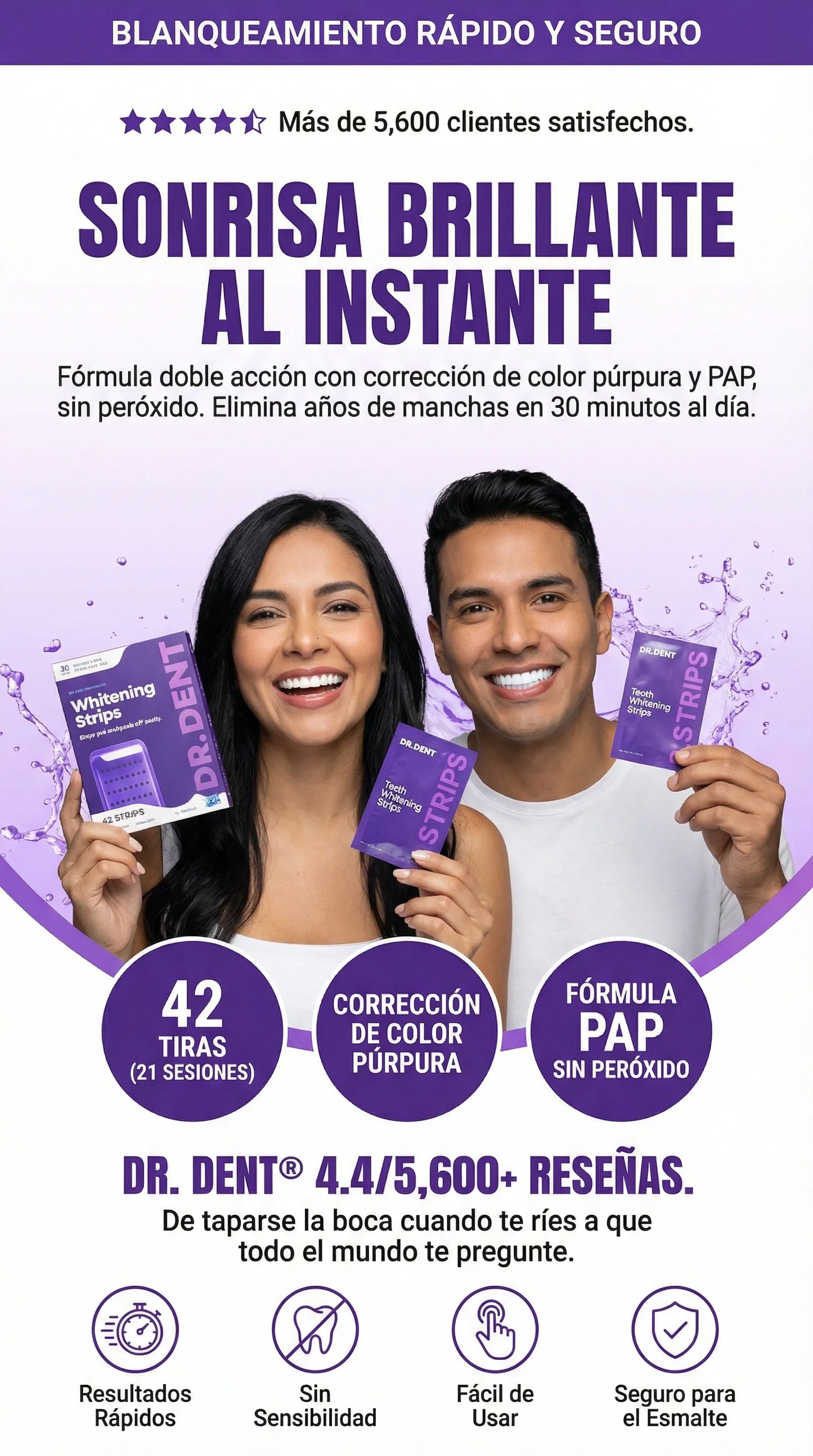 Purple Whitening Strips