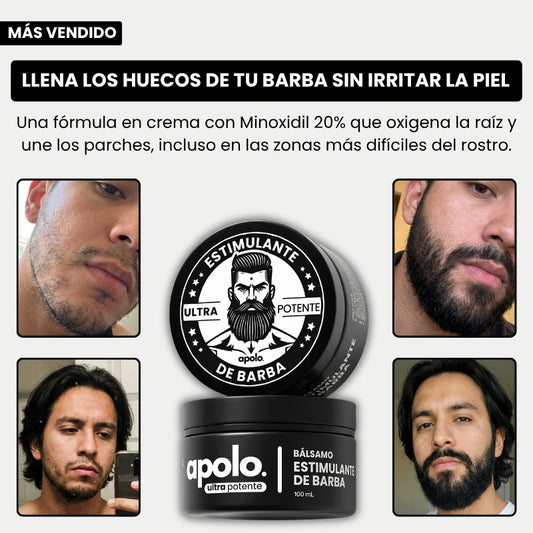 BÁLSAMO PARA CRECIMIENTO DE BARBA APOLO
